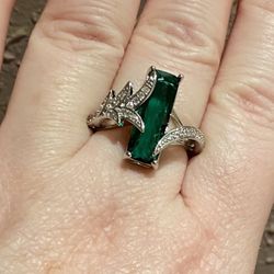  Emerald Ring Sz 6,7,8,9 & 10
