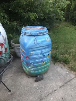 Four foot rain barrels