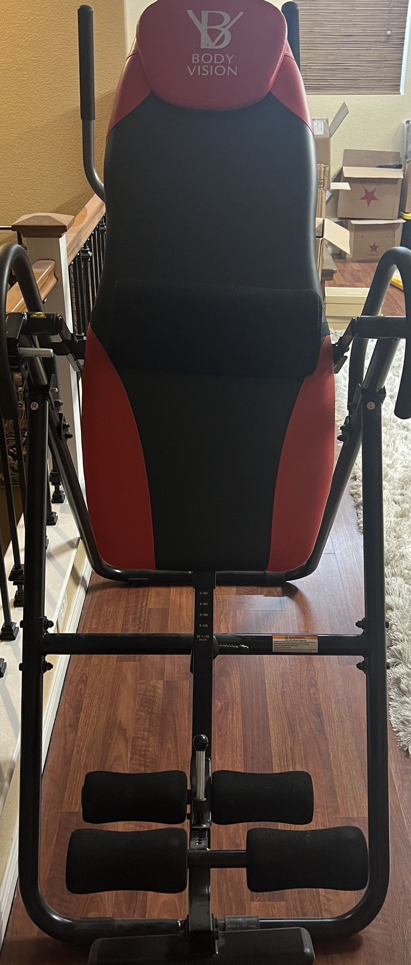 Body Vision Premium Inversion Table Body Vision IT9825 Premium Inversion Table with Adjustable Head Pillow & Lumbar Support Pad