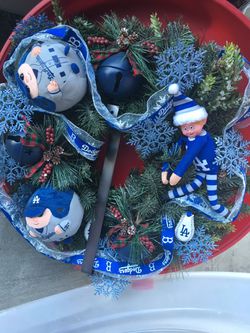 Dodgers Christmas 🎄 wreath