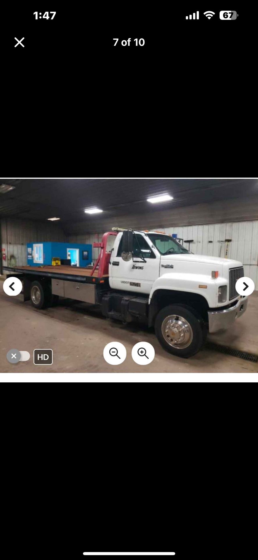 1997 GMC Flatbed towtruck