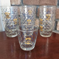 Bicentennial Celebration 1(contact info removed)  Collectible Glasses Sour Cream Promo Blue Star