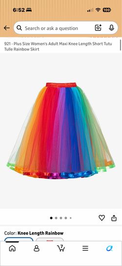 Rainbow tutu size 4x