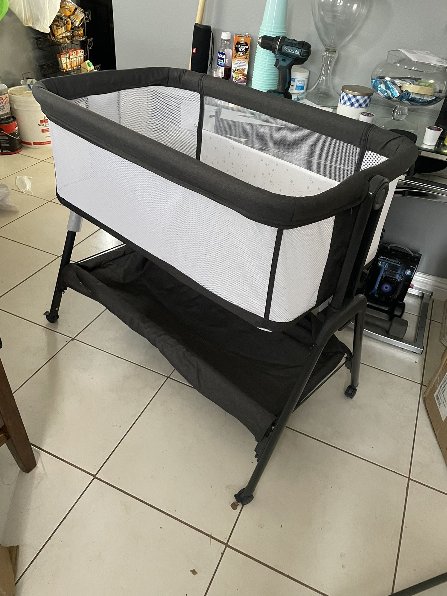 ANGELBLISS Baby Bassinet Bedside Crib