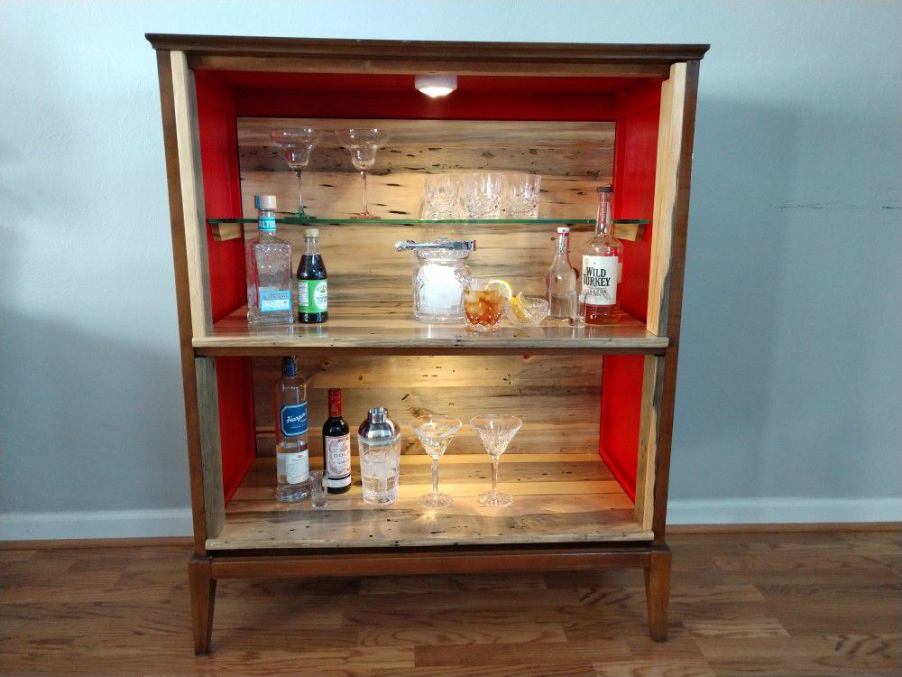 Mid Century Modern Liquor Cabinet