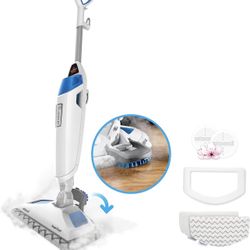 Bissell Power Fresh Steam Mop with Natural Sanitization, Floor Steamer, Tile Cleaner, and Hard Wood Floor Cleaner with Flip-Down Easy Scrubber