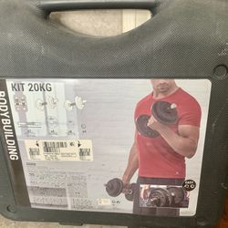 Adjustable-Dumbbells-Set,Free Weights Set with Connector,Fitness Exercises for Home Gym 