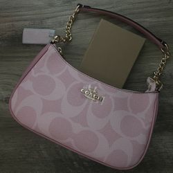 Coach Powder Pink Teri Purse
