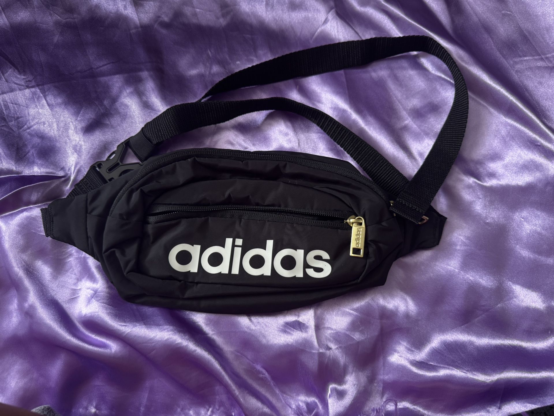Adidas Core Fanny Pack Logo Bag - Black/White