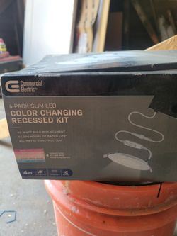 GE Color Changing Recessed Light Kit - 4" four pack