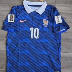 FRANCE MBAPPÉ WORLD CUP SOCCER JERSEY 