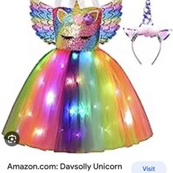 Unicorn LED Dress 