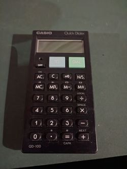 Casio QD-100 Quick Dialer Calculator
