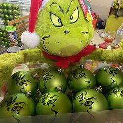 Grinch Christmas Ornaments 