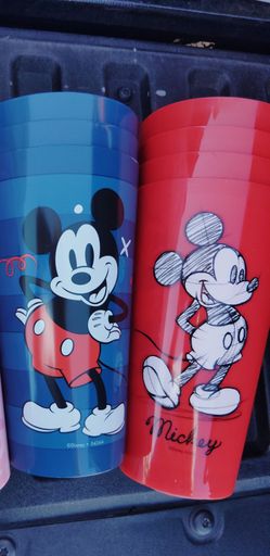 Disney Mickey Mouse Plastic Cups Set