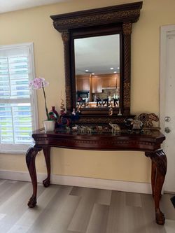 Wooden console