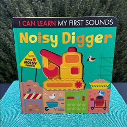 Noisy Digger Sound Book for Kids by Lauren Crisp-brand new-originally packed.