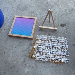 Felt Letter Board