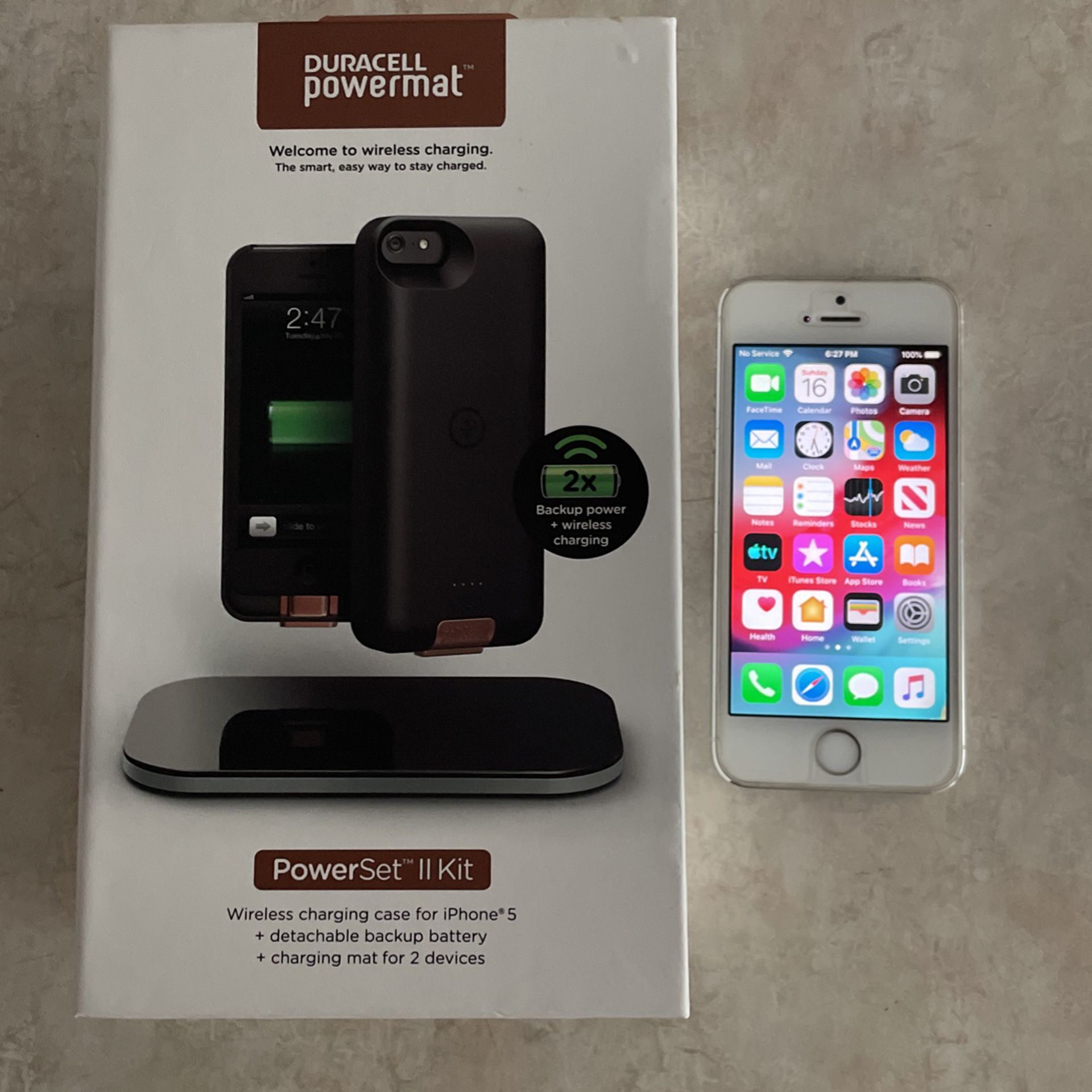 IPhone 5s With New Duracell Powermat System