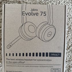 Brand new - Jabra Evolve 75 Bluetooth Headset