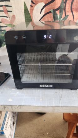NESCO 8-Tray Stainless Steel Food Dehydrator, 650W Professional Food Dehumidifier with Glass Window for Beef Jerky, Herbs, and Dog Treats