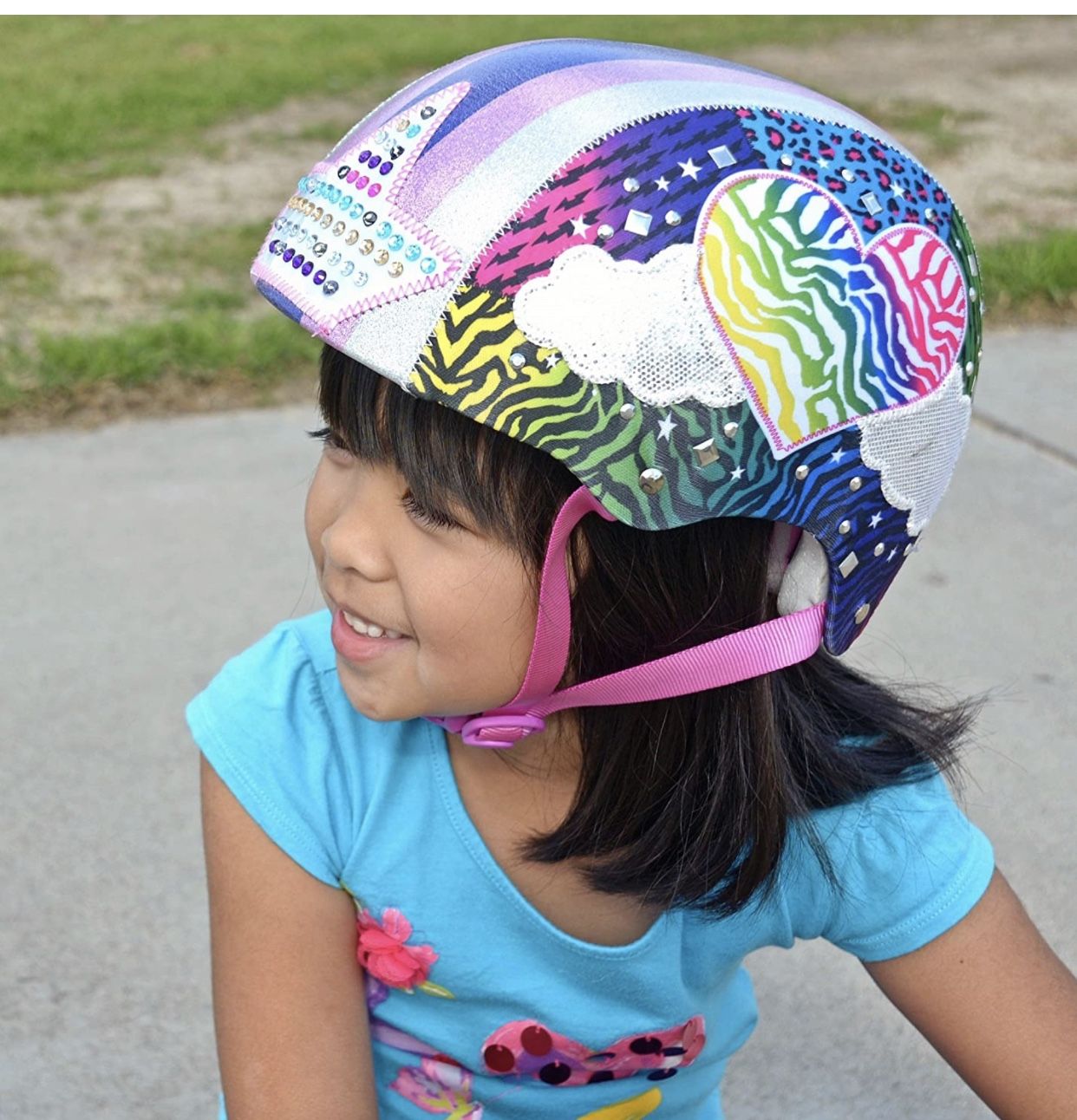 Raskullz Girls Sparklez Helmet Led Light La