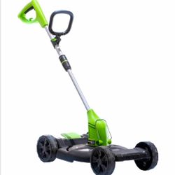 12 in. 5.5 Amp 2-In-1 Corded Walk-Behind Electric String Trimmer/ Mower