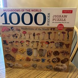 Mushrooms of the World puzzle 1000 piece 