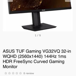 32” Curved ASUS Monitor