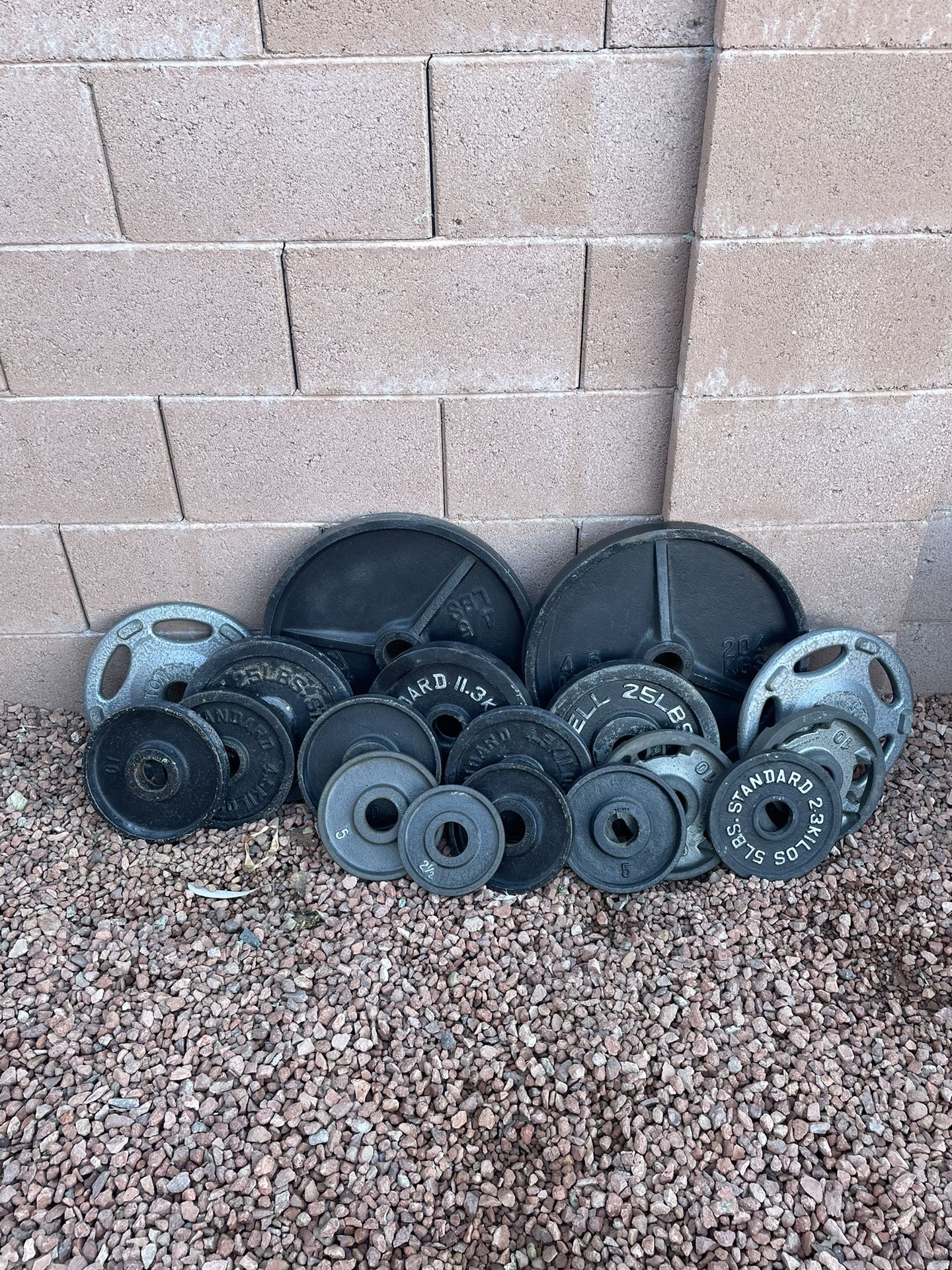 2 Barbell And 297.5lb In Plates