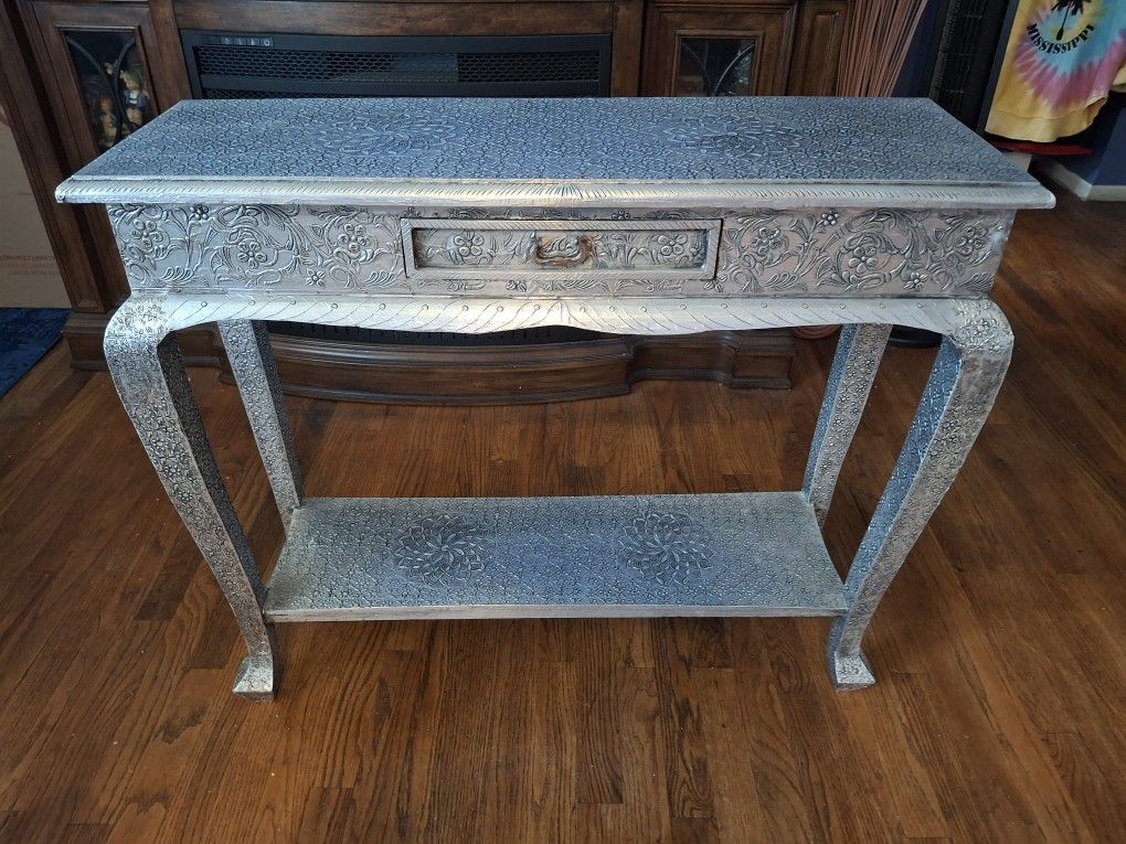 VERY VERY Unique Looking Vintage Arhaus NOMADIC DECORATION STYLE WRAP IN SILVER
