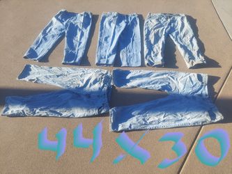 44x30 Kirkland Denim Jeans, 5xl Fr Coveralls