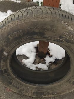 One tire Amazing Condition 70 percent tread left or more