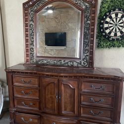 Dresser And Mirror