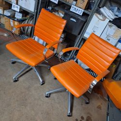 Orange Office Chairs 