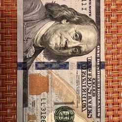 $100 Super Fancy Serial Number USA Note