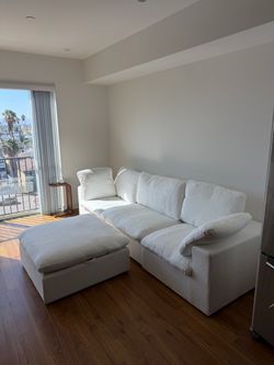 🛑NEW! White Cloud Sectional Couch 4pc