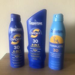 Sunscreen  Coppertone 
