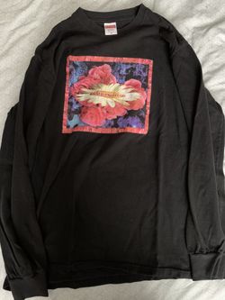 Supreme flower hotsell shirt long sleeve