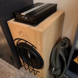 Sundown 12in Subwoofer and SAE1000 Amp