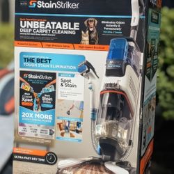 NEW + UNOPENED! Shark CarpetXpert w/ Stainstriker Upright Deep Carpet Cleaner