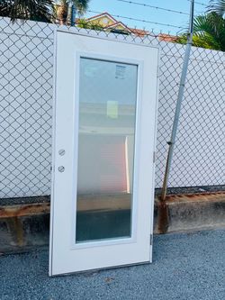 Exterior Impact Glass Door 36x80