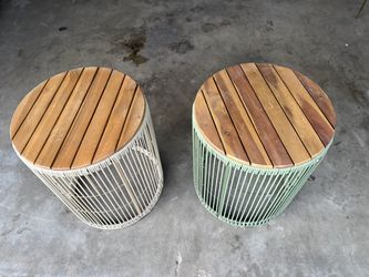Indoor outdoor side tables