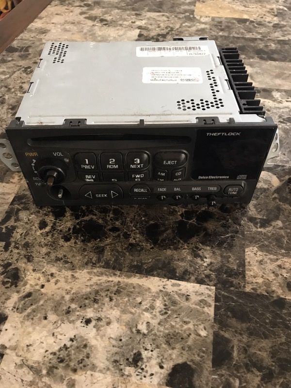 Chevy stock stereo