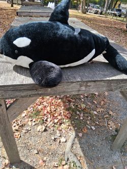 Large whale plush