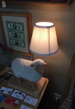 Antique Lamb Lamp
