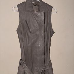 Banana Republic Genuine Leather Vest 