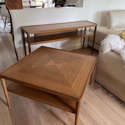 Midcentury Coffee Table And End Table