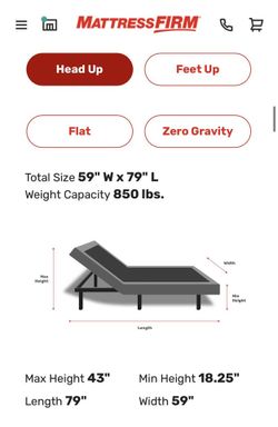 Mattress Firm 900 Adjustable Base - Queen Size