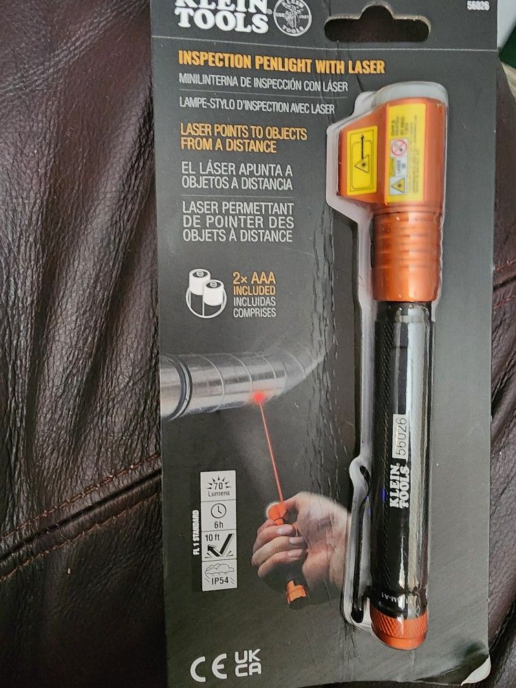 Inspection Penlight with Laser Pointer 56026
Retail $22.00
#309